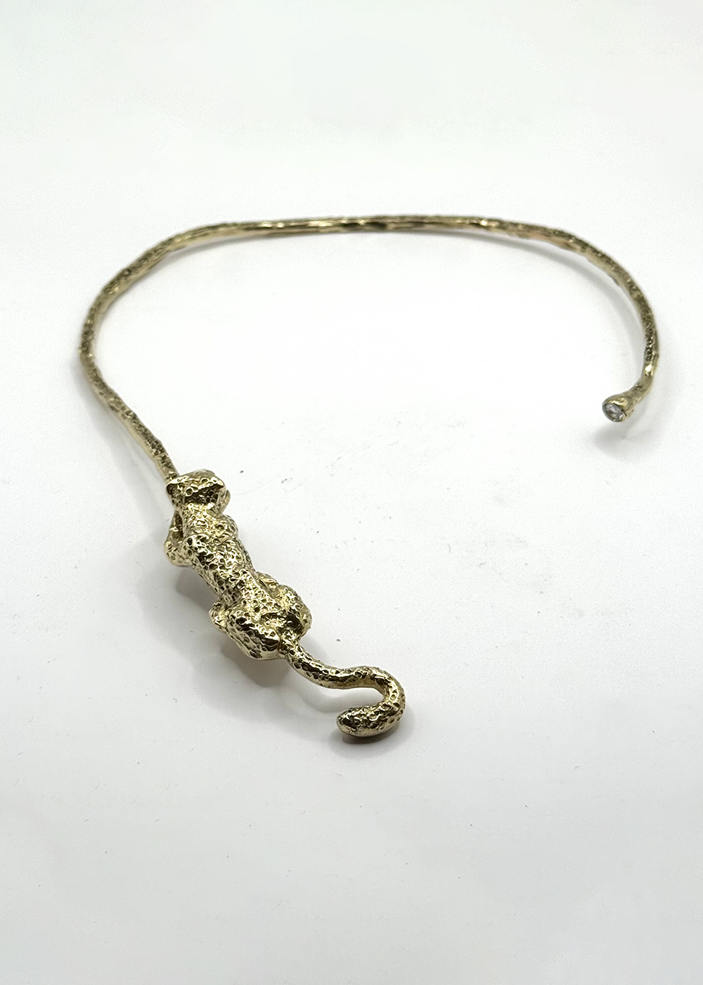 FERAL GRACE bronzo giallo e zircone 230€