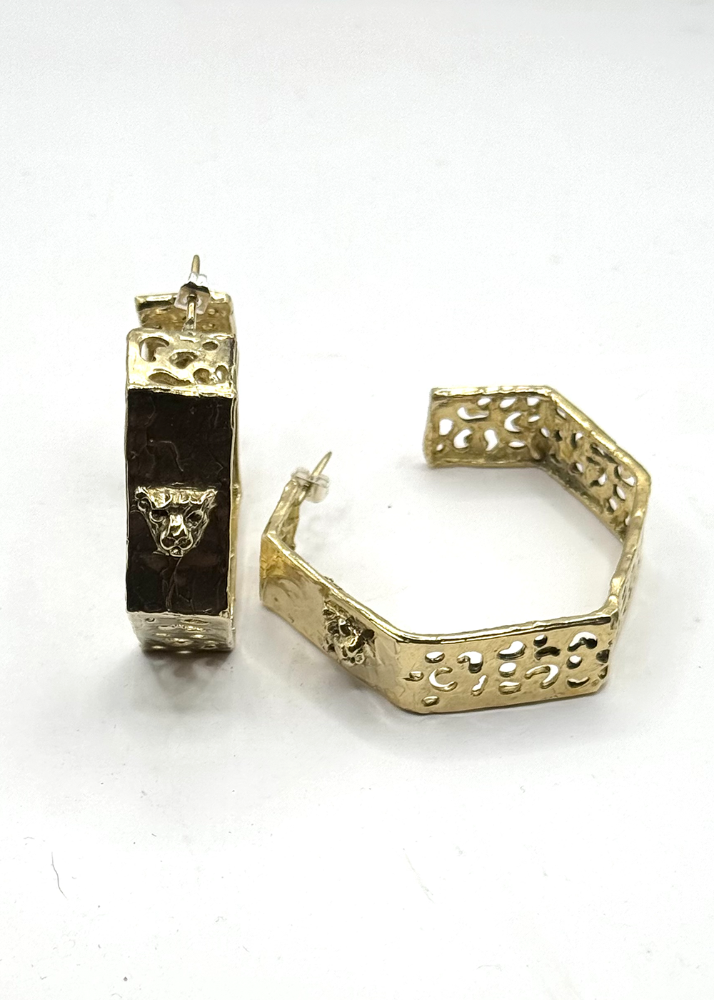 Orecchini esagonali FELINA v2